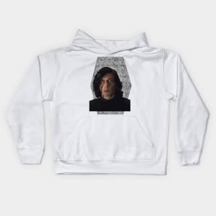 Adam Driver Portrait MTFBWY Kids Hoodie